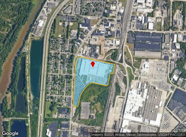  3100 Dryden Rd, Moraine, OH Parcel Map