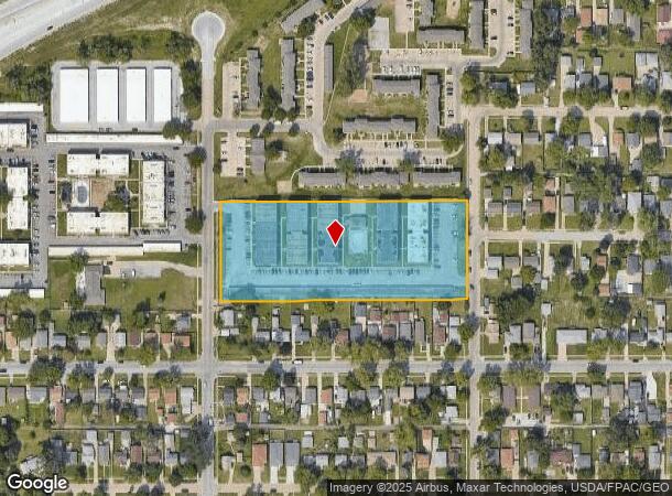 800 N 34Th St, Council Bluffs, IA Parcel Map