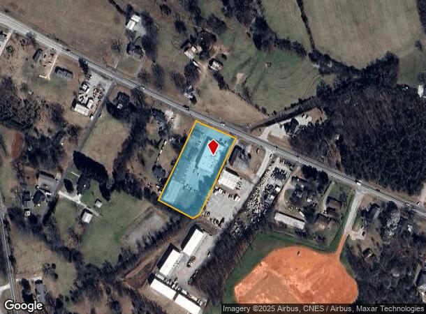  1741 Locust Hill Rd, Greer, SC Parcel Map