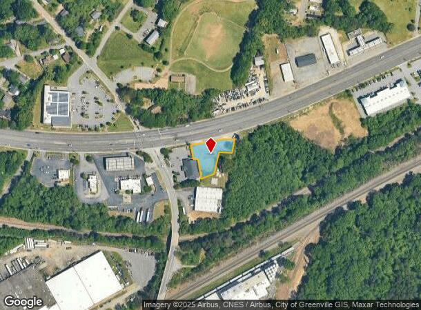  2845 N Pleasantburg Dr, Greenville, SC Parcel Map