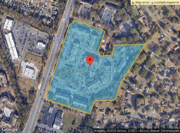  7601-7820 Holliswood Ct, Charlotte, NC Parcel Map