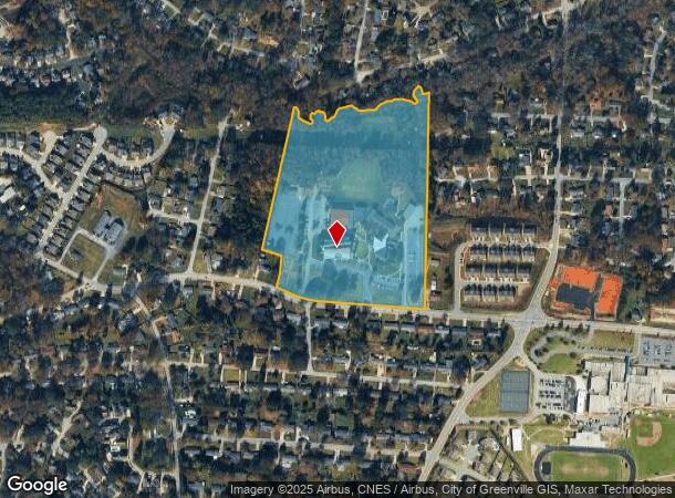 1209 Brushy Creek Rd, Taylors, SC Parcel Map