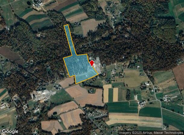  3156 White Oak Rd, Quarryville, PA Parcel Map