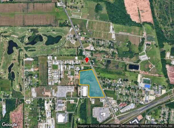 2001 N University Ave, Lafayette, LA Parcel Map