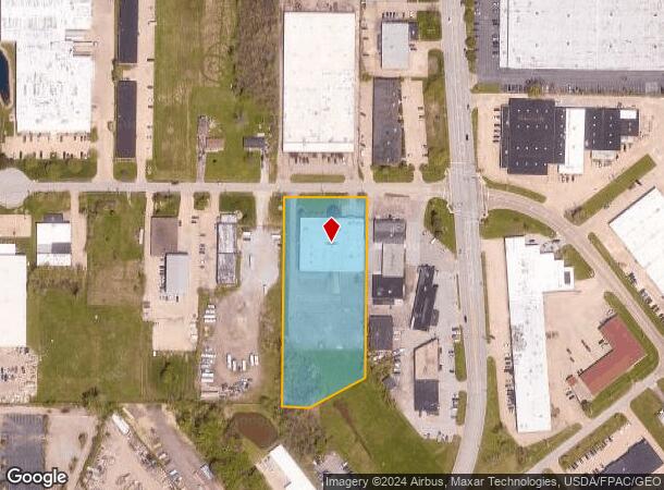  7500 Clover Ave, Mentor, OH Parcel Map