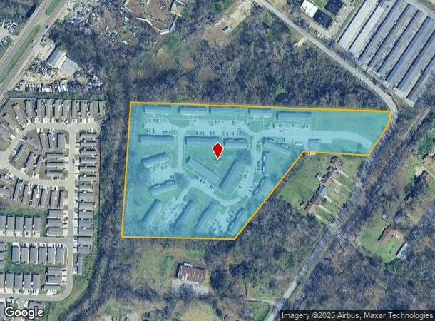  1541 Northside Dr, Memphis, TN Parcel Map