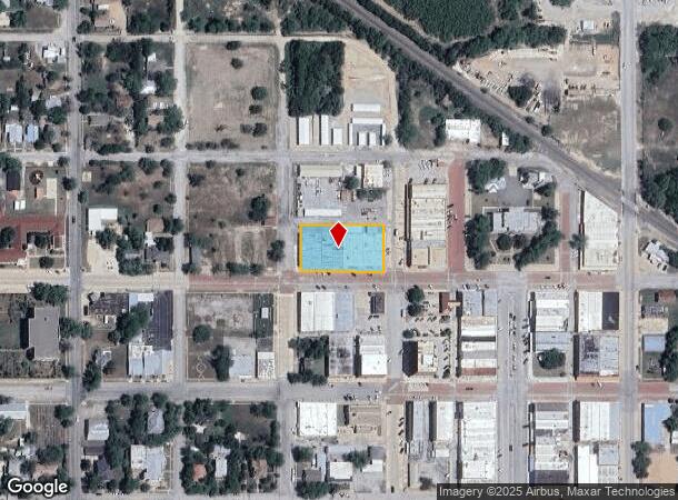  587 W Liveoak St, Coleman, TX Parcel Map
