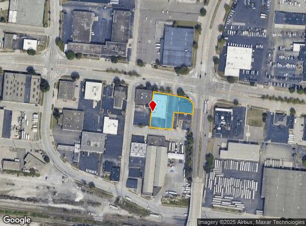  1021 W 7Th St, Cincinnati, OH Parcel Map