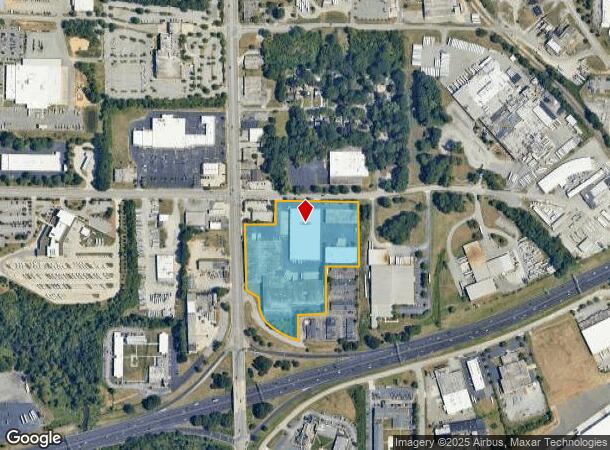  110 E Meadowview Rd, Greensboro, NC Parcel Map