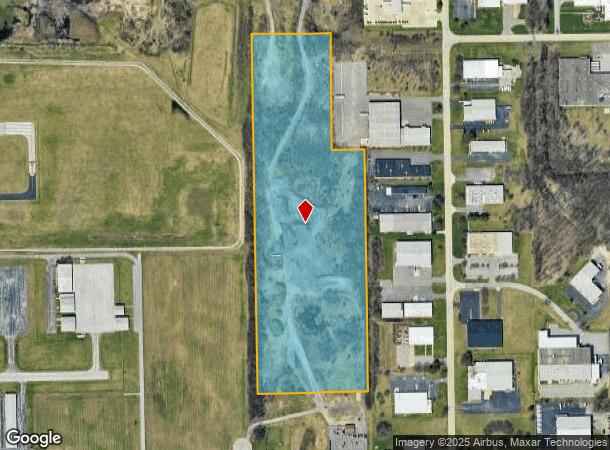 4141 Lathrop St, South Bend, IN Parcel Map