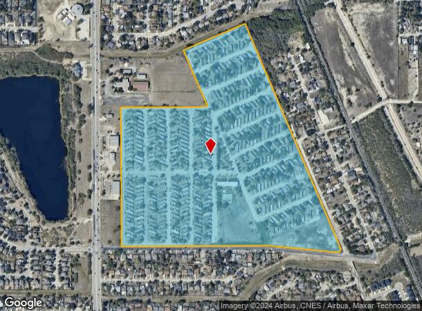  8622 S Zarzamora St, San Antonio, TX Parcel Map