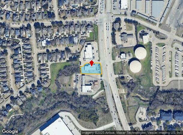 4177 Main St, The Colony, TX Parcel Map