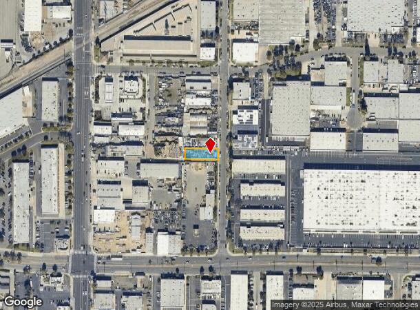  2632 Orange Ave, Santa Ana, CA Parcel Map