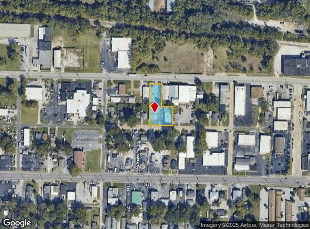  1637 E Olive St, Springfield, MO Parcel Map